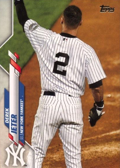 Derek Jeter 2020 Topps Update #U-257 SSP Variation (Back of Jersey